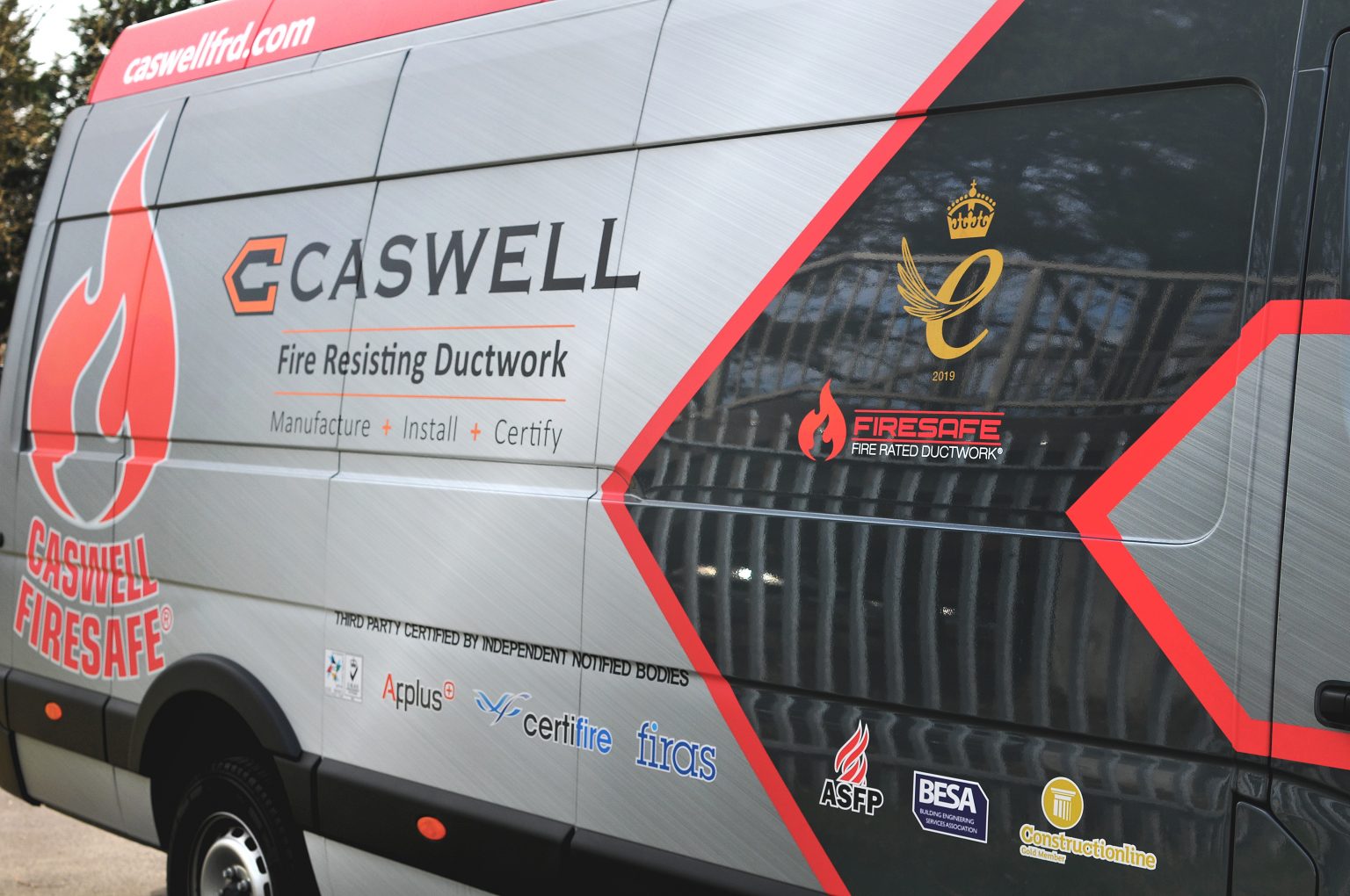 NEW VAN LIVERY FOR FIRESAFE PARTNER - Firesafe